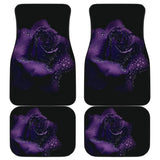 Wonderful Purple Rose Bush Floral Lovers Car Floor Mats 211101 - YourCarButBetter