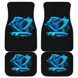 Wonderful Sapphire Rose Bush Floral Lovers Car Floor Mats 211101 - YourCarButBetter