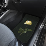 Wonderful White Rose Bush Floral Lovers Car Floor Mats 211101 - YourCarButBetter