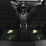 Wonderful White Rose Bush Floral Lovers Car Floor Mats 211101 - YourCarButBetter