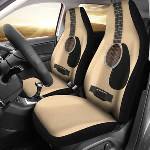 Wood Guitar Car Seat Covers 184610 - YourCarButBetter