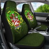 Woodroffe Ireland Car Seat Cover Celtic Shamrock (Set Of Two) 154230 - YourCarButBetter