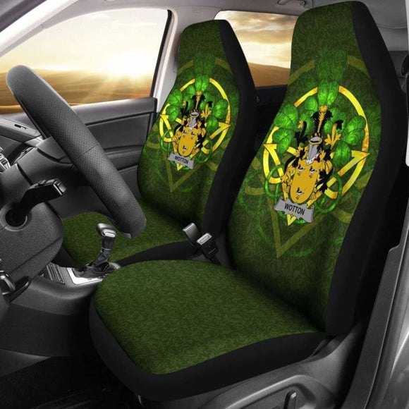 Wotton Ireland Car Seat Cover Celtic Shamrock (Set Of Two) 154230 - YourCarButBetter
