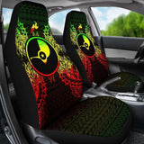 Yap Polynesia Car Seat Cover Map Reggae 105905 - YourCarButBetter