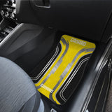 Yellow Black Camaro White Letter Car Accessories Car Floor Mats 210603 - YourCarButBetter