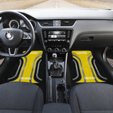 Yellow Black Camaro White Letter Car Floor Mats 210603 - YourCarButBetter