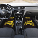 Yellow Black Jeep Offroad Car Floor Mats Custom 1 211901 - YourCarButBetter