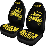 Yellow Black Jeep Offroad Car Seat Covers Custom 1 211901 - YourCarButBetter