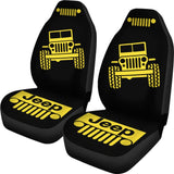 Yellow Black Jeep Offroad Car Seat Covers Custom 2 211901 - YourCarButBetter