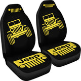 Yellow Black Jeep Offroad Car Seat Covers Custom 2 211901 - YourCarButBetter