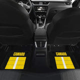 Yellow Camaro Letters Amazing Decoration Car Floor Mats 210807 - YourCarButBetter