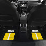 Yellow Camaro White Letters Amazing Decoration Car Floor Mats 210807 - YourCarButBetter