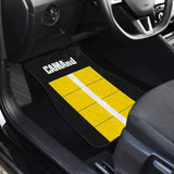 Yellow Camaro White Letters Amazing Decoration Car Floor Mats 210807 - YourCarButBetter