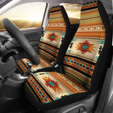 Yellow Native Pattern Car Seat Covers 093223 - YourCarButBetter