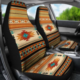 Yellow Native Pattern Car Seat Covers 093223 - YourCarButBetter