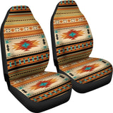 Yellow Native Pattern Car Seat Covers 093223 - YourCarButBetter