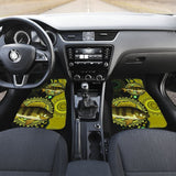 Yellow Perch Ethnic Pattern Fishing Car Floor Mats 182417 - YourCarButBetter