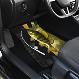 Yellow Perch Fishing Car Floor Mats 182417 - YourCarButBetter