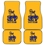 Yellow Sigma Gamma Rho Car Floor Mats 211405 - YourCarButBetter