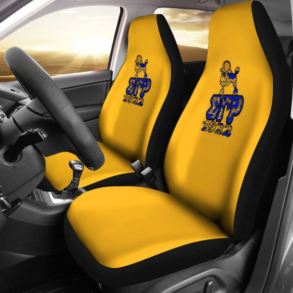 Yellow Sigma Gamma Rho Car Seat Covers 211405 - YourCarButBetter