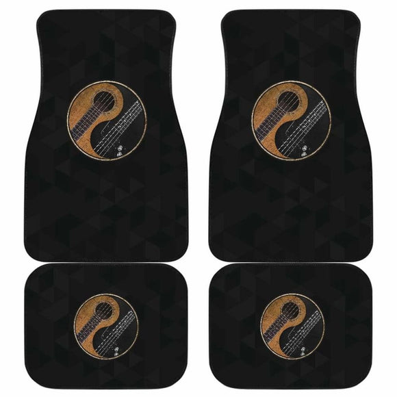 Yin Yang Bass Guitar Car Mat 174510 - YourCarButBetter