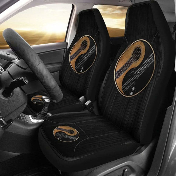 Yin Yang Bass Guitar - Car Seat Cover 174510 - YourCarButBetter