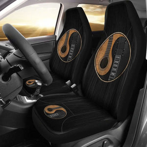 Yin Yang Guitar Car Seat Cover 174510 - YourCarButBetter