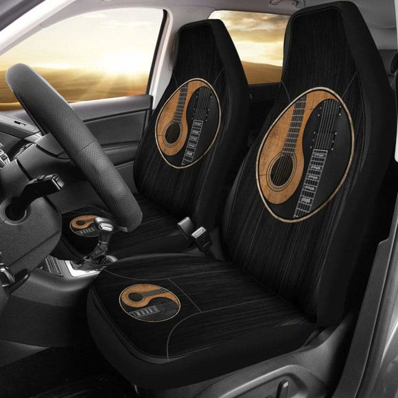 Yin Yang Guitar Car Seat Cover 174510 - YourCarButBetter