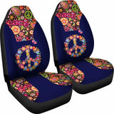 Yoga Peace Mandala Navy Car Seat Cover Amazing 105905 - YourCarButBetter