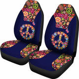 Yoga Peace Mandala Navy Car Seat Cover Amazing 105905 - YourCarButBetter