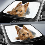 Yorkie Car Auto Sun Shades 102507 - YourCarButBetter