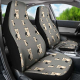 Yorkie Car Seat Cover Grey 221205 - YourCarButBetter