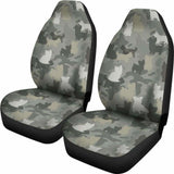 Yorkshire Terrier Camo Car Seat Covers 112608 - YourCarButBetter