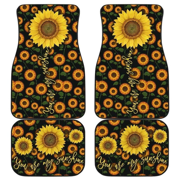 You’re My Sunshine Sunflower Car Floor Mats Amazing Gift 211003 - YourCarButBetter