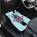 Zebra Wear Pink Glasses Car Floor Mats 212101 - YourCarButBetter