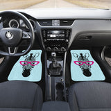 Zebra Wear Pink Glasses Car Floor Mats 212101 - YourCarButBetter