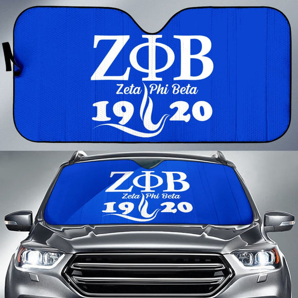 Zeta Phi Beta Custom Car Accessories Car Auto Sun Shades 211601 - YourCarButBetter