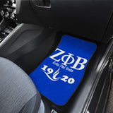 Zeta Phi Beta Custom Car Accessories Car Floor Mats 211601 - YourCarButBetter