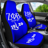 Zeta Phi Beta Custom Car Accessories Car Seat Covers 211601 - YourCarButBetter