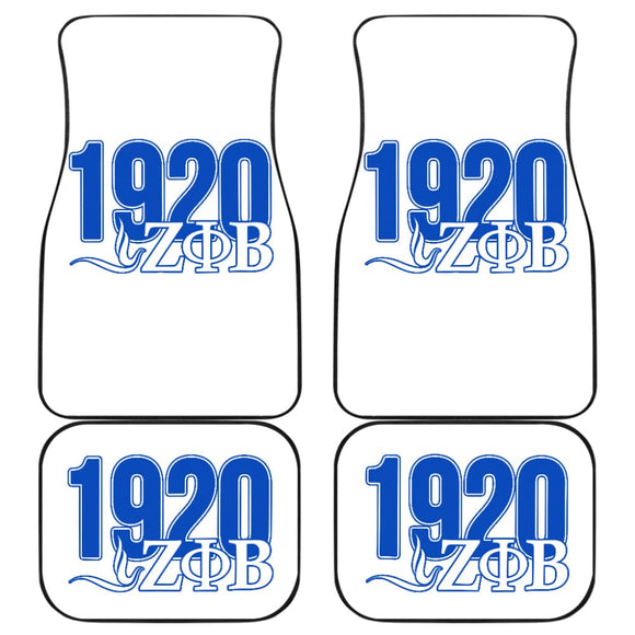 Zeta Phi Beta Dove Car Floor Mats 211601 - YourCarButBetter