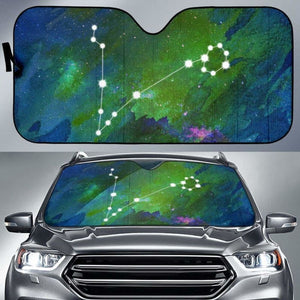 Zodiac Pisces Car Sun Shade 172609 - YourCarButBetter