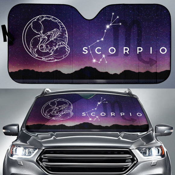 Zodiac Scorpio Nite Car Auto Sun Shades 211301 - YourCarButBetter