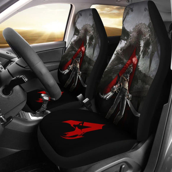 Zombie Dragon Biohazard Resident Evil 4 Car Seat Covers 212603 - YourCarButBetter