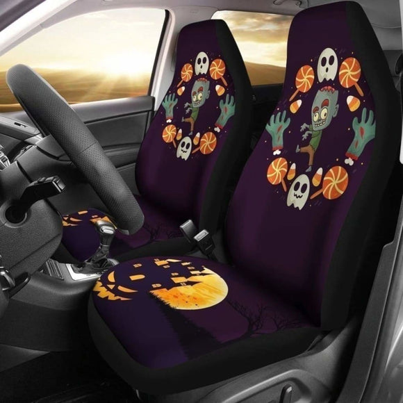 Zombie Halloween Car Seat Covers 102802 - YourCarButBetter