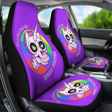 Zombie Unicorn Car Seat Covers 170817 - YourCarButBetter
